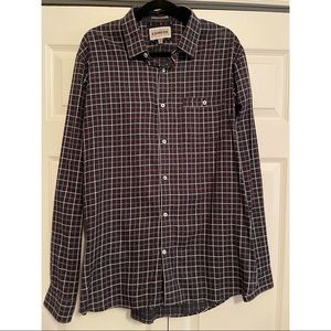 Express Men’s Fitted Button Down Long Sleeve
